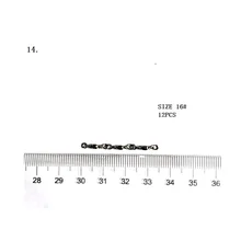 PCS12 SIZE16# три совместных баррель поворотные рыболовные снасти приспособления для рыбалки рыбалка поворачивается