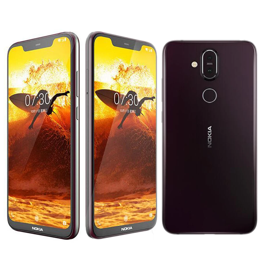 Nokia X7 TA-1131, 4 Гб и 64 Гб ПЗУ, разблокированный мобильный телефон Android, четыре ядра, две sim-карты, 6,18 '', 3 камеры, отпечаток пальца, Wi-Fi, Snapdragon 710