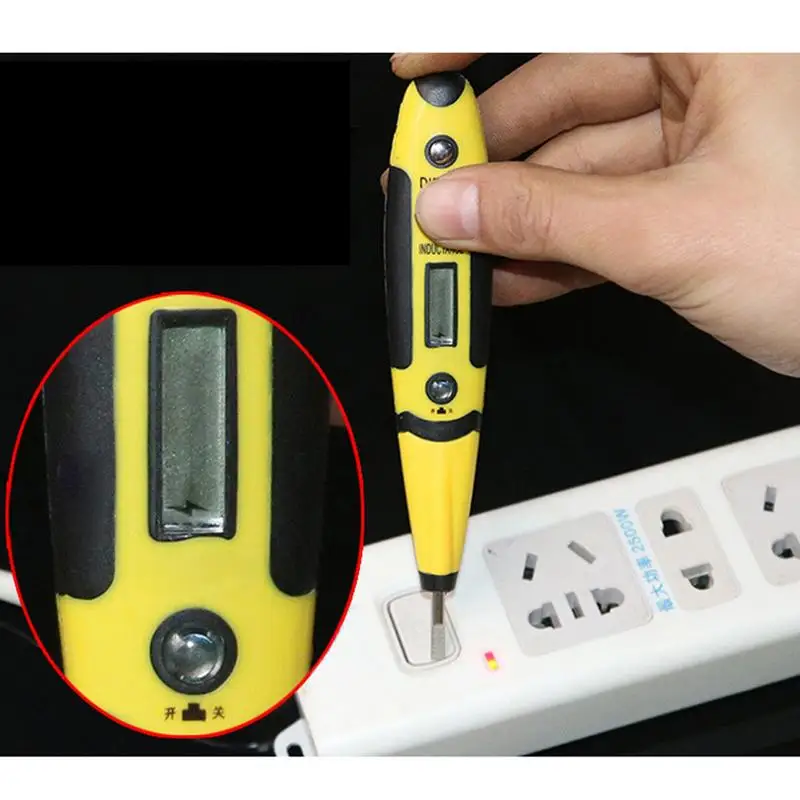 

Multi-Function Digital Induction Test Pencil Screwdriver Electrical Tester With LED Light Power Tools AC/DC