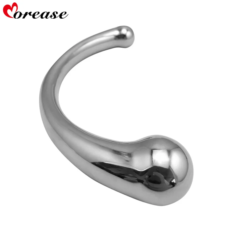 Двухсторонняя нержавеющая сталь G Spot палочка Массажная чистый металлический