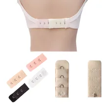 4 цвета Лидер продаж 1 шт. высокое качество дамы 1 ряд 3 крючка удлинитель для бюстгальтера нейлон застежка расширение эластичный на ремешке мягкая бретелька для бюстгальтера