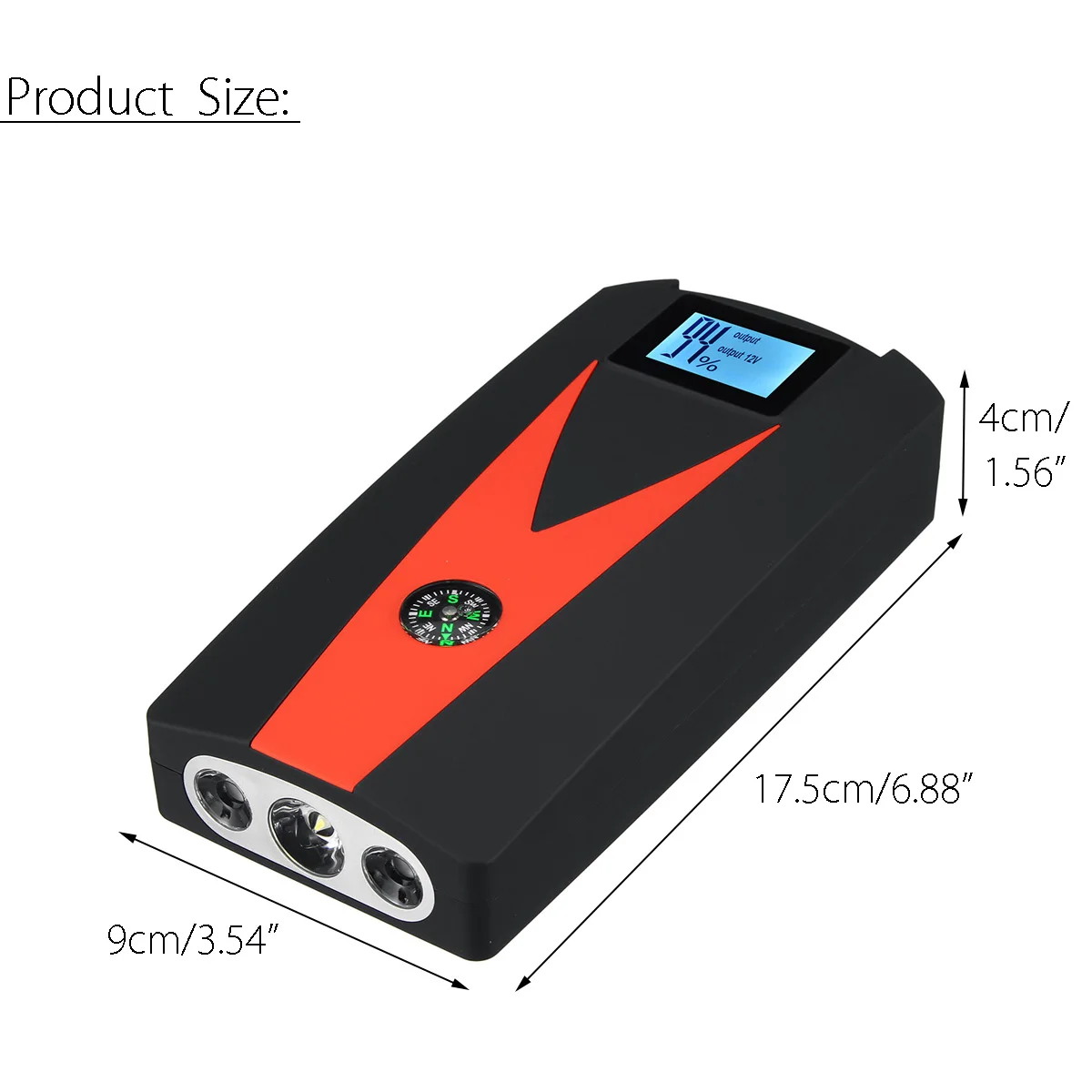 Multifunction Car Jump Starter 12V 99900mAh 800A LED USB Power Bank For Portable Car Battery Booster Charger Starting Device