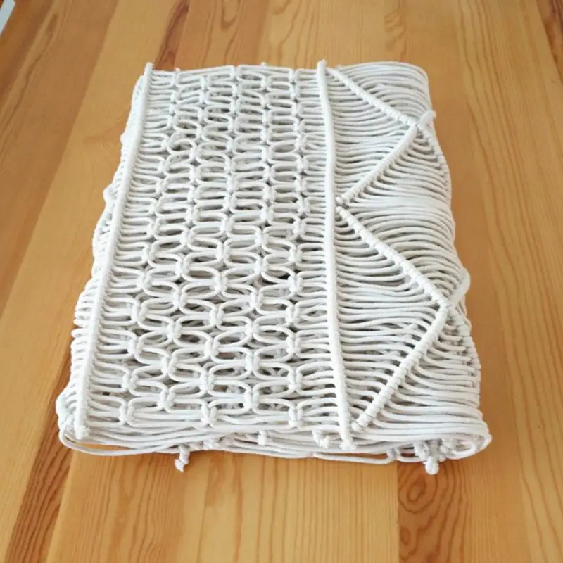 

Fashion Tablecloth Runner Hand-woven Blanket Macrame Table Runner Boho Wedding Table Cloth Decoration Bedding Blanket Decor Tool