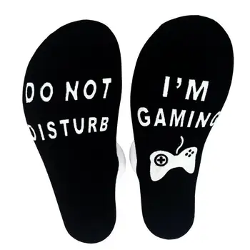 

Unisex Do Not Disturb,I'm Gaming Socks Funny Ankle Novelty Socks Perfect Birthday Christmas Gift For Game Lovers