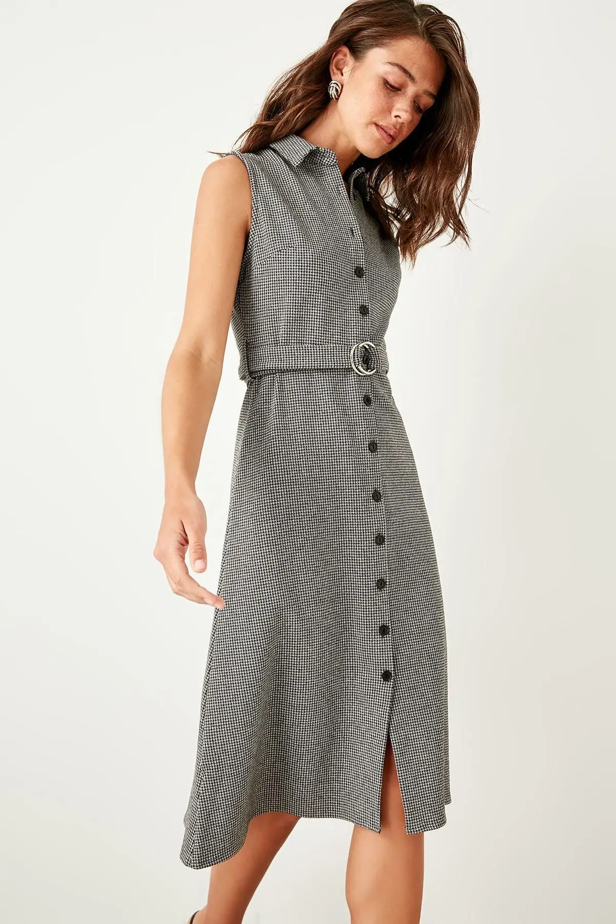 

Trendyol Black Potikareli Knit Dress TCLSS19ST0023