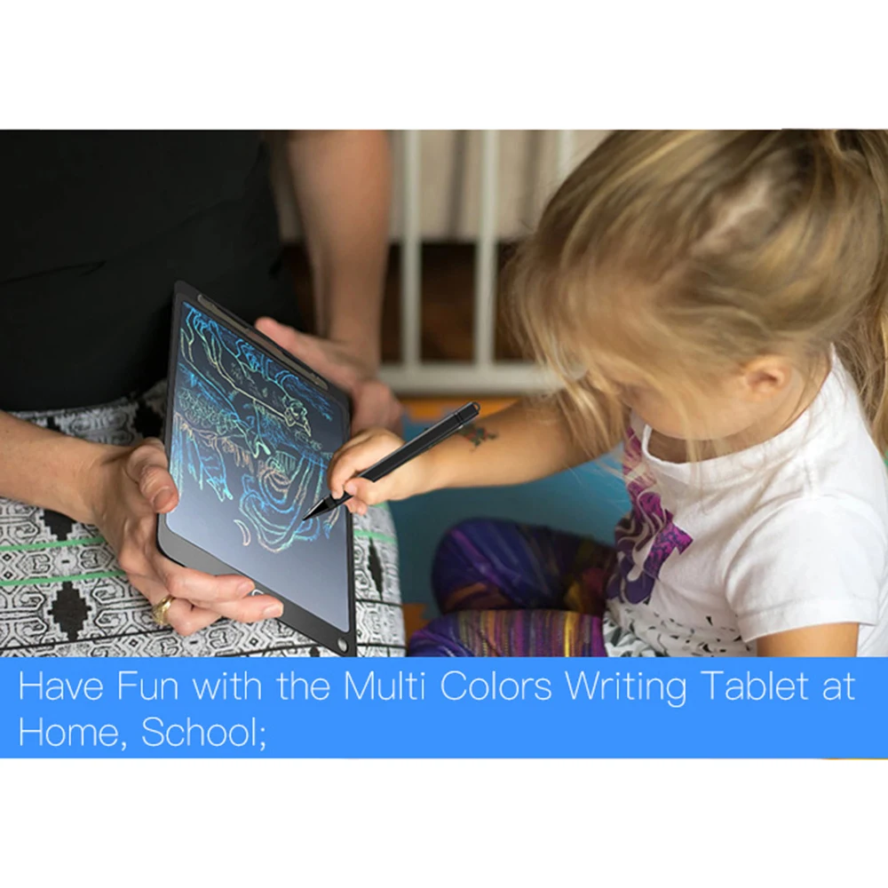 

Portable 10'' Colorful LCD Writing Tablet Digital Graphic Drawing Tablets Board Electronic Handwriting Pad