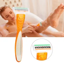 Бритва для удаления волос пластиковая ручка для девушек бикини удаление волос на ногах электрическая бритва для тела Триммер для волос Shaper бритва для женщин