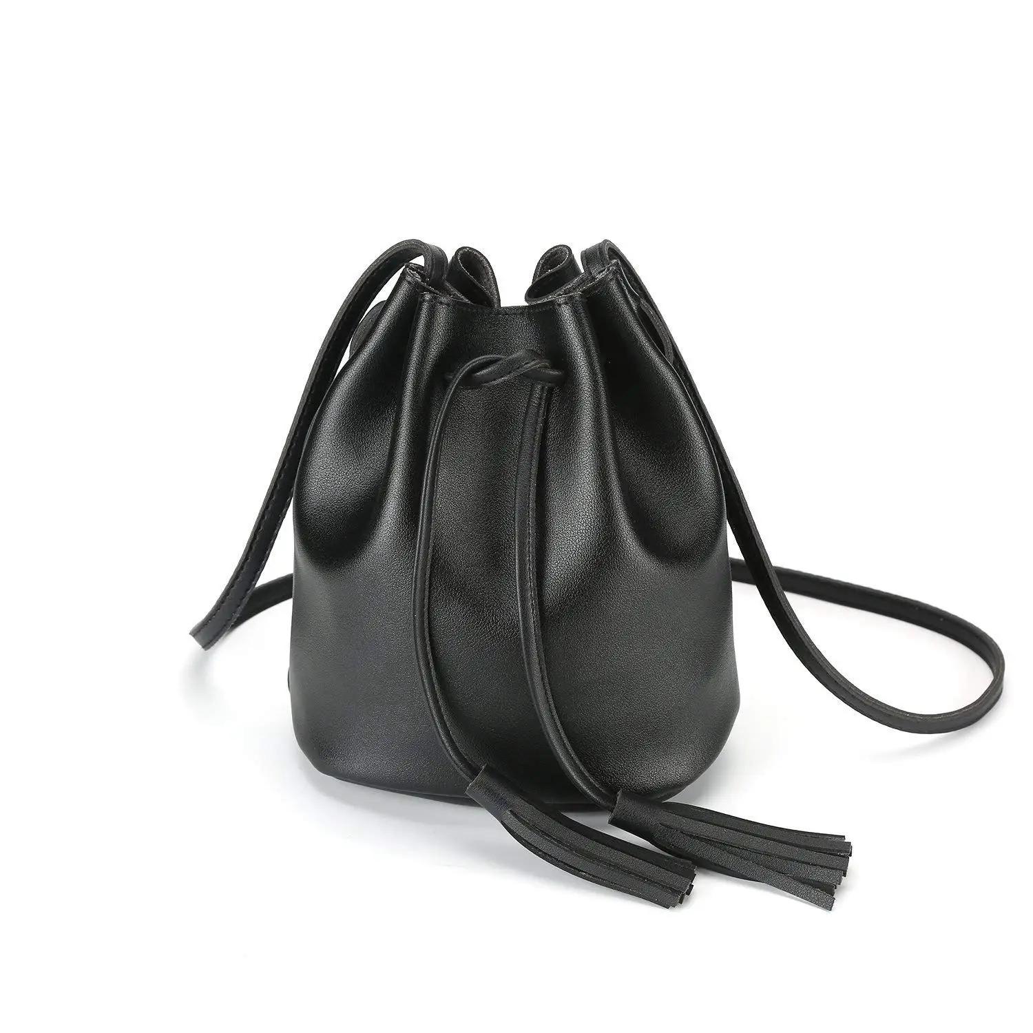 Crossbody Handbags Drawstring Bucket Bag for Women Shoulder Bag Purse