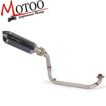 

Motorcycle full Exhaust System Connecting Front Pipe For Honda MSX 125 GROM 2013-2015 Muffler Pipe Slip-On
