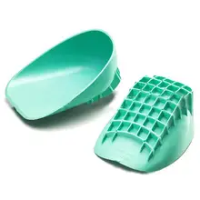 Зеленая увеличивающая Подушечка для мужчин и женщин для бадминтона, баскетбола, лодыжки, Спортивная пятка, подстилка, Спортивная буферная чашка, фиксатор лодыжки