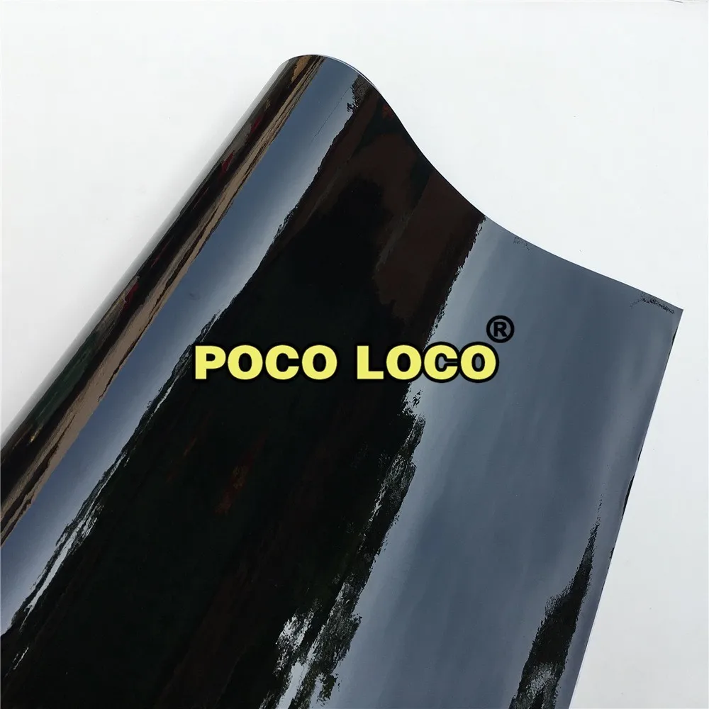 NEGRO BRILLANTE VINILO PEGATINA VINILO Todos Los Tamaños Sin Aire
