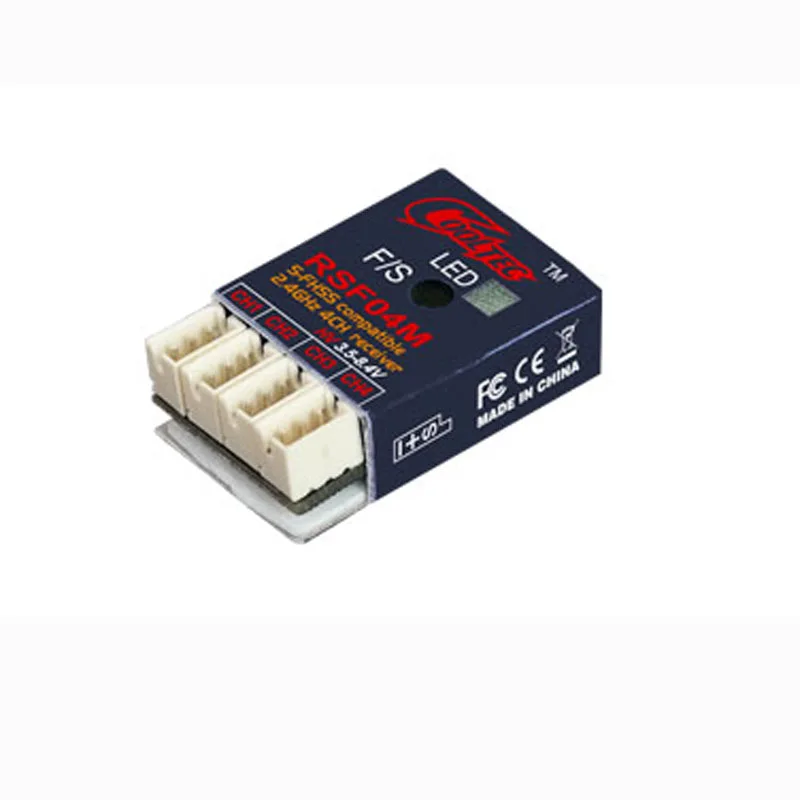 

Cooltech RSF04M 4ch S-FHSS Compatible Receiver for FUTABA S-FHSS Surface Systems 3PV 4PV 4PX 7PX