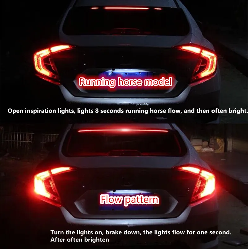 Car Led Strip Brake Lights Rear Tail Warning Light High Mount Stop Car Led Strip Brake Lights Rear Tail Warning Light High Mount Stop Lamp For Volvo Xc60 S60 S80 S40 V60 V40 Xc90 V70 Accessories In Stickers From