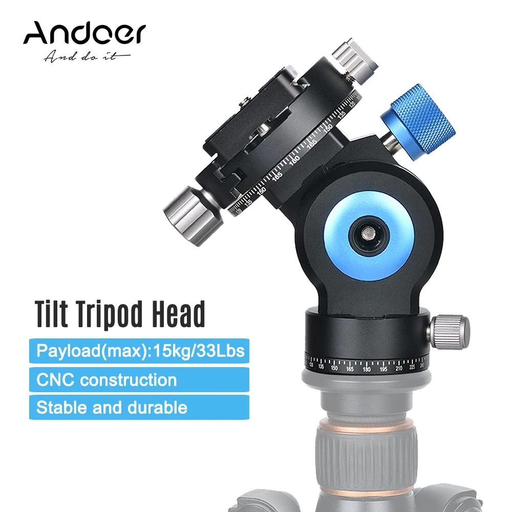Andoer GT-20R с 3/8 дюймов до 1/4 дюймов конвертируемый винт штатив монопод головка для Canon sony Nikon камера видеокамера Штативная головка