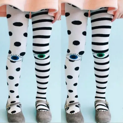 

New Soft Baby Girls Warm Cotton Heart Eyes Pantyhose Tights Baby Kids Stockings Baby Girls Stocking