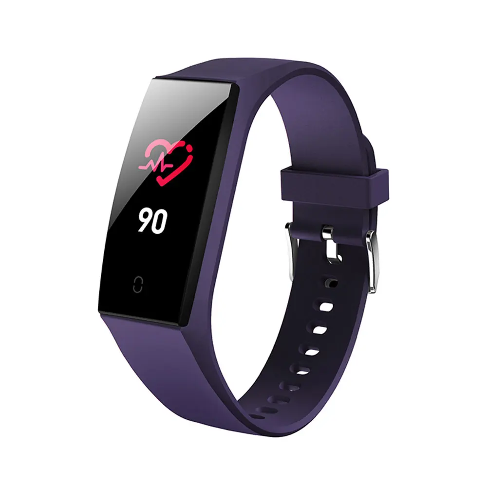 KISSCASE Portable Sport Running Bluetooth Smart Wristband With LED Screen For iphone X XR 8 Fashion Waterproof Smart Wrist Band