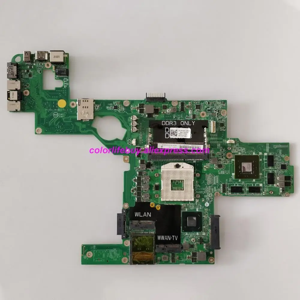 

Genuine CN-0714WC 0714WC 714WC DAGM6CMB8D0 GT540M/2G HM67 Laptop Motherboard Mainboard for Dell XPS L502X Notebook PC