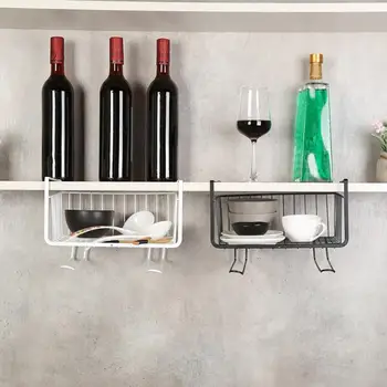 

Kitchen Bathroom Cupboard Cabinet Compartment Hanging Holder Rack Kitchen Storage Rack Kitchen Supplier