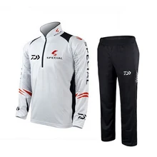 Мужской Быстросохнущий дышащий рыболовный костюм с длинным рукавом, профессиональные рубашки и штаны, походная велосипедная спортивная одежда, Солнцезащитная одежда