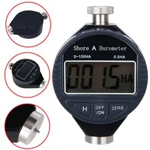 Профессиональный цифровой измеритель твердости и дюрометра, 0-100 га, резиновый ЖК-дисплей для резины, пластика, кожи