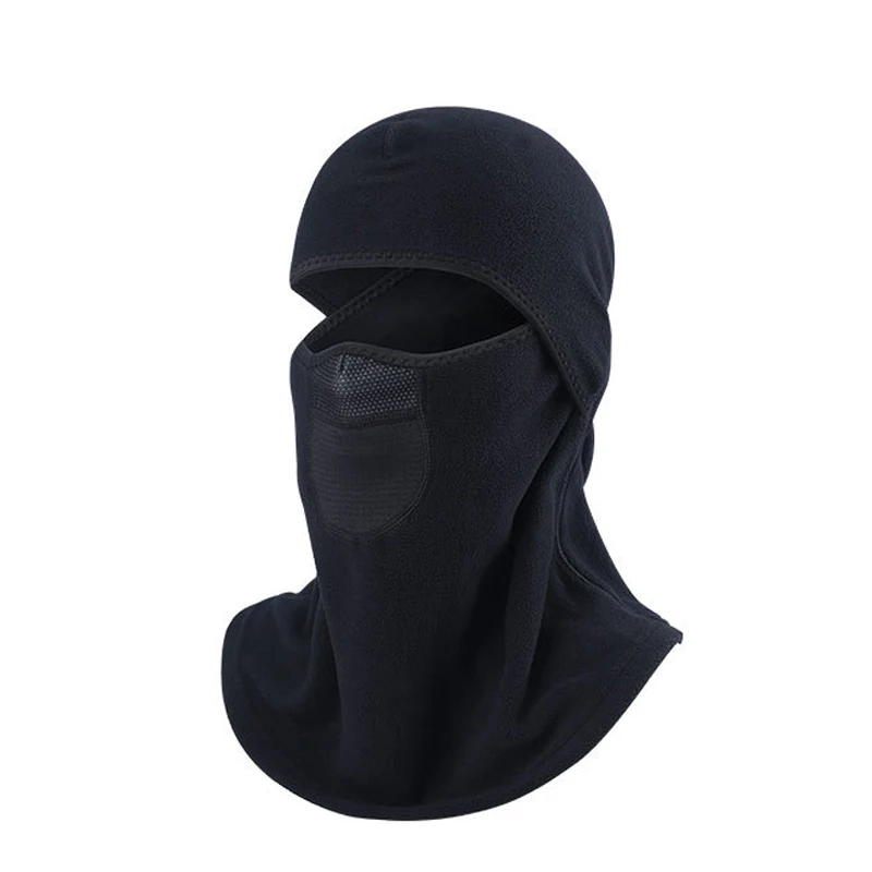 

Motorcycle Winter Hats Balaclava Neck Windproof Mask Riding Dust proof Keep Warm Neck Fleece Cap Bicycle Face Shield OM10C1