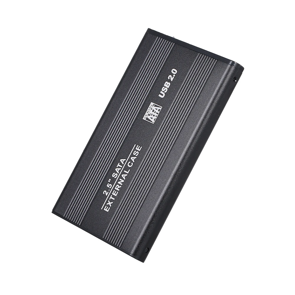 Чехол для 2 5 дюймового жесткого диска USB2.0 на SATA HDD конвертер адаптер Внешний чехол