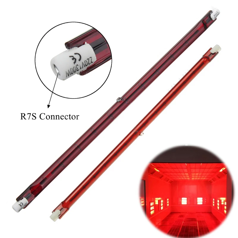 

1 x 254mm AC 1300W Halogen Quartz Ruby R7S Infra-Red Heater Bar Tube Pipe Heat Lamp