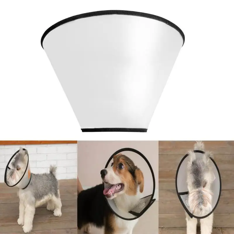 

Pet Guard Ring Cat Dog Anti-Bite Collar Beauty Protective Shield Cover Safety Adjustable Dog Collar Pet Supplies