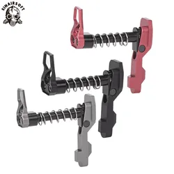 SINAIRSORT CNC Machine Double Side (Left&Right Hand) Magazine Release Catch For M4/M16 Series Airsoft AEG Paintball Accessories