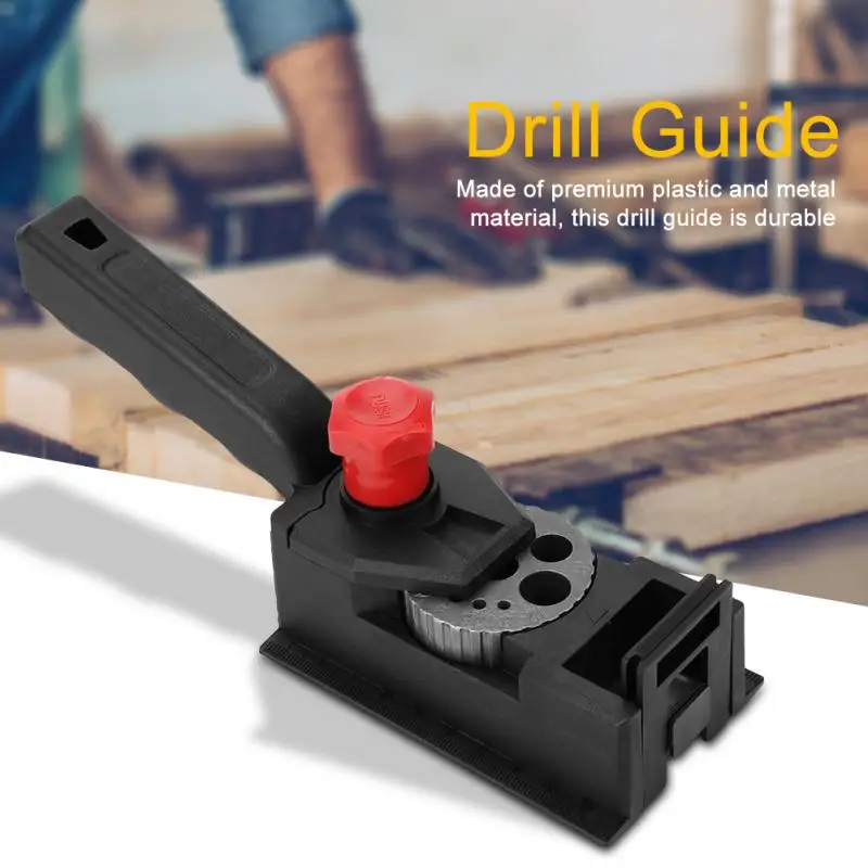 

38Pcs/set Drill Guide Kit Wood Dowel Straight Hole Drilling Guide Woodworking Carpentry Positioner Locator Tool