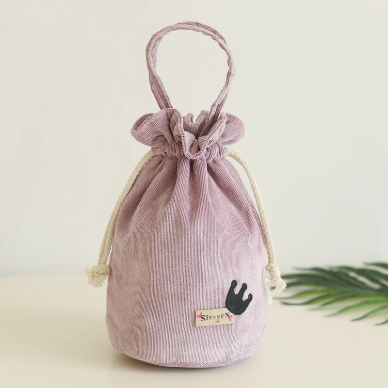 

Hundred Take The Hand Carrying Beam Ma'am Take Bring Mobile Phone Package Flannel Bucket Small Cloth Package Zero Purse