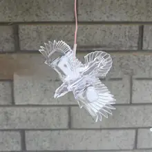 Солнечный ветер Chime Колибри Изменение цвета светодиодный Мобильный USB платный ветер Chime водостойкий наружный декор для Валентина подарок