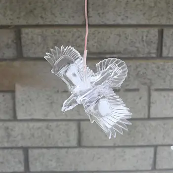 

Solar Wind Chime Hummingbird Color-Changing LED Mobile USB Chargeable Wind Chime Waterproof Outdoor Decor For Valentines Gift