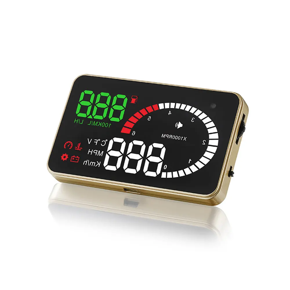 Дисплей на лобовое стекло Hud OBD2 прибор для измерения скорости автомобиля X6 3