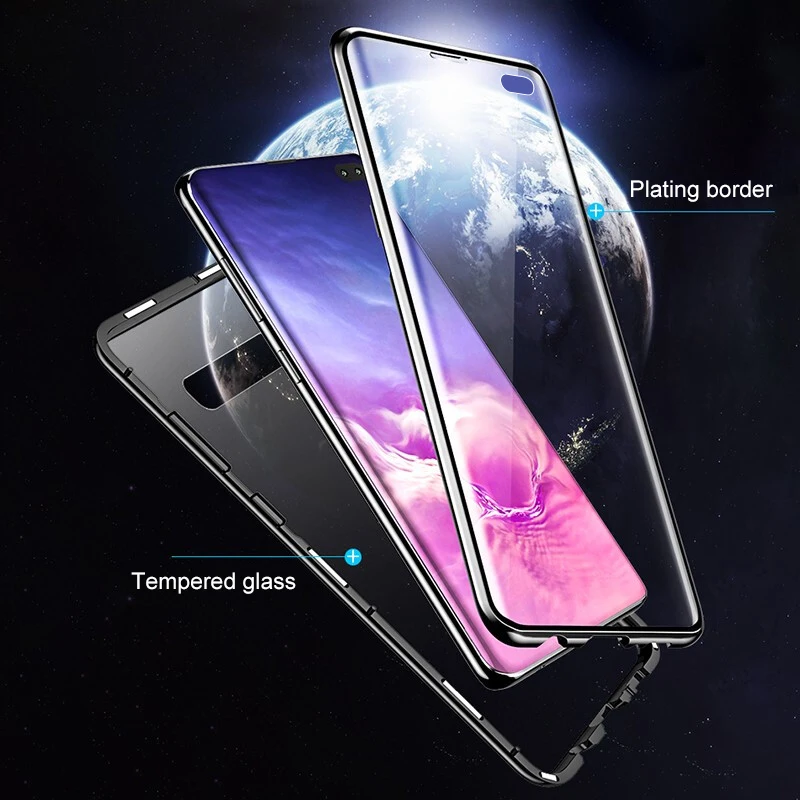 Передний + задний стекло 360 полная защита чехол для Samsung Галактики S10Plus S10e S10 e Plus