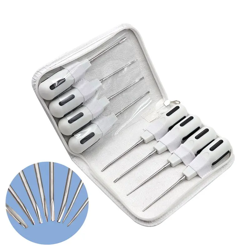 

8Pcs Tooth Extracting Forceps Tooth Extracting Elevator Dental Extraction Root Minimally Invasive Tooth Extracting Forceps Set