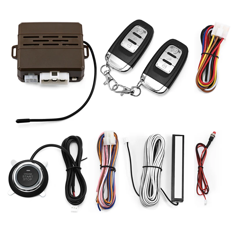 Car Start stop Push Button Keyless Entry Remote Control Anti Theft
