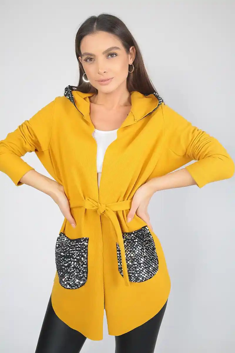 size private respect women mustard kapü06onu and pocket