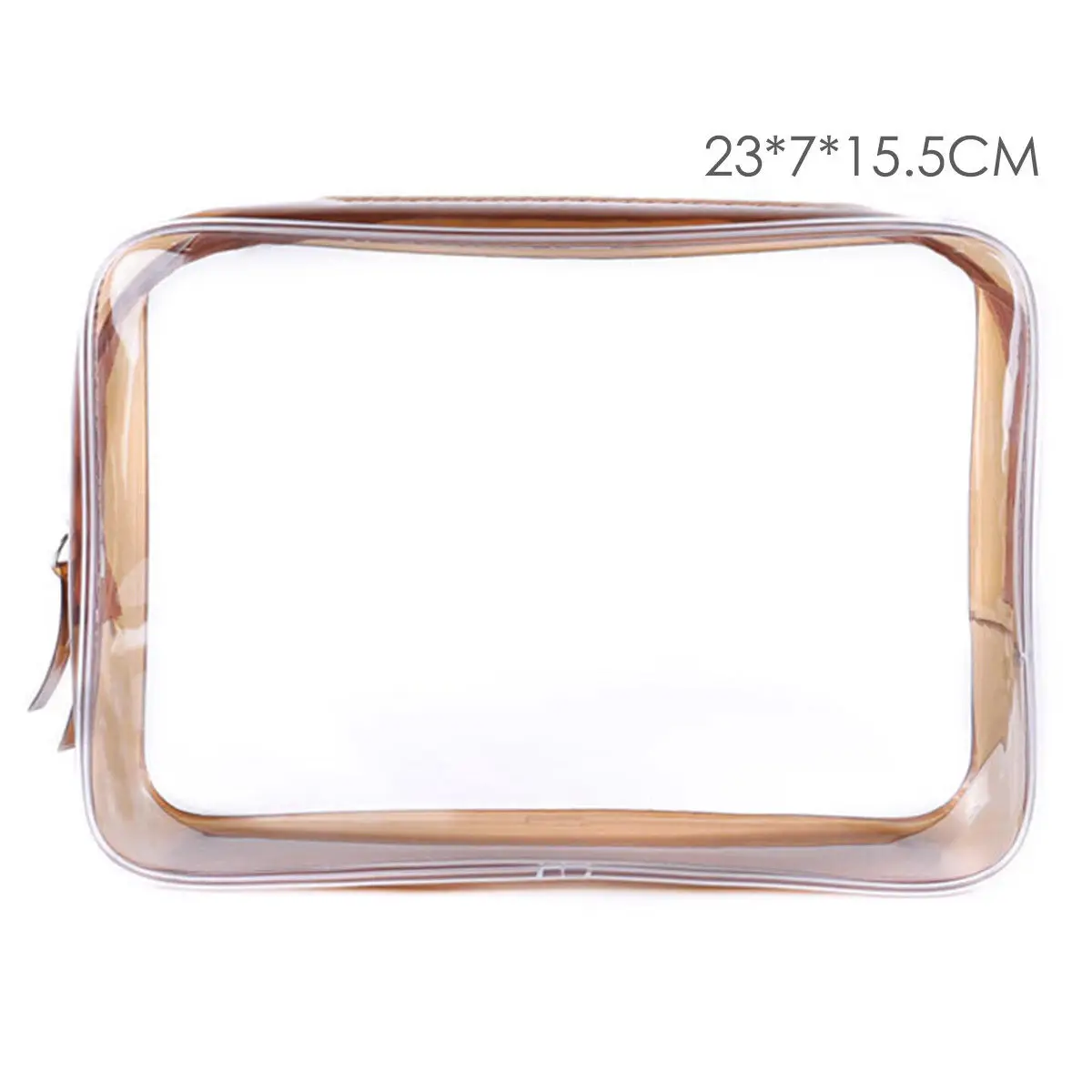 

1/3xClear Cosmetic Case Clear Plastic PVC Travel Cosmetic Make Up Toiletry Pouch
