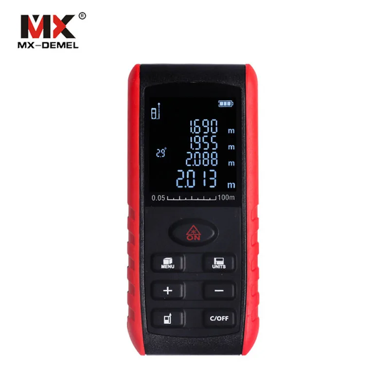 

40/60/ 80/100M High Precision Laser Rangefinder Handheld Laser Distance Meter Range Finder Area Volume Measure Tools