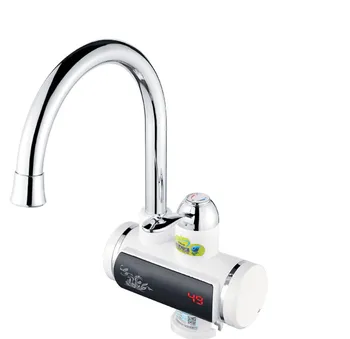 

3000W 220V Electric Tankless Water Heater Hot Cold Water Faucet Heater Kitchen Instant Heating Tap Water Heater with LED Display