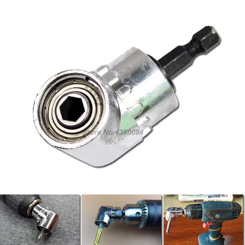 

Magnetic Angle Driver Screwdriver Bit Extension Hex Drill Bending Adapter 1/4" Hex Shank Adjustable Corner Device Hand Tools