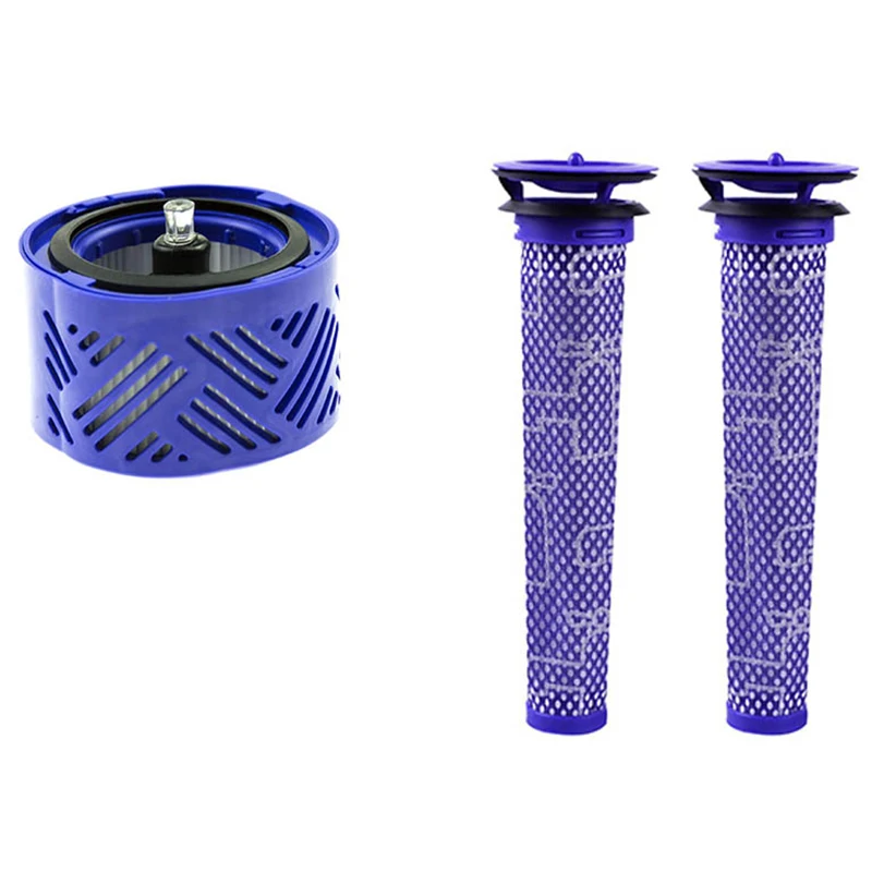 

Top Sale 2 Pre-Filter And 1 HEPA Filter Kit Replaces Part # 965661-01 And 966741-01 for Dyson V6 Absolute Cordless Stick Vacuum.