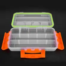 Рыболовные снасти коробка портативный прозрачный рыболовный чехол для инструментов блесна вес коробка рыболовные приманки Чехол аксессуары