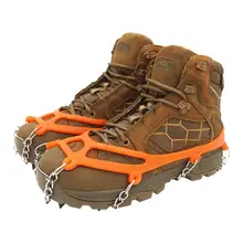 8-зуб марганца Сталь кошки анти-салазки охватывает Альпинизм ледолазание открытый простой шнуровка кошки