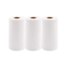 3 рулона печать наклеек Бумага Белый термобумага самоклеющиеся 57X30 мм для бумаги ang P1 P2 портативный Bluetooth Poc