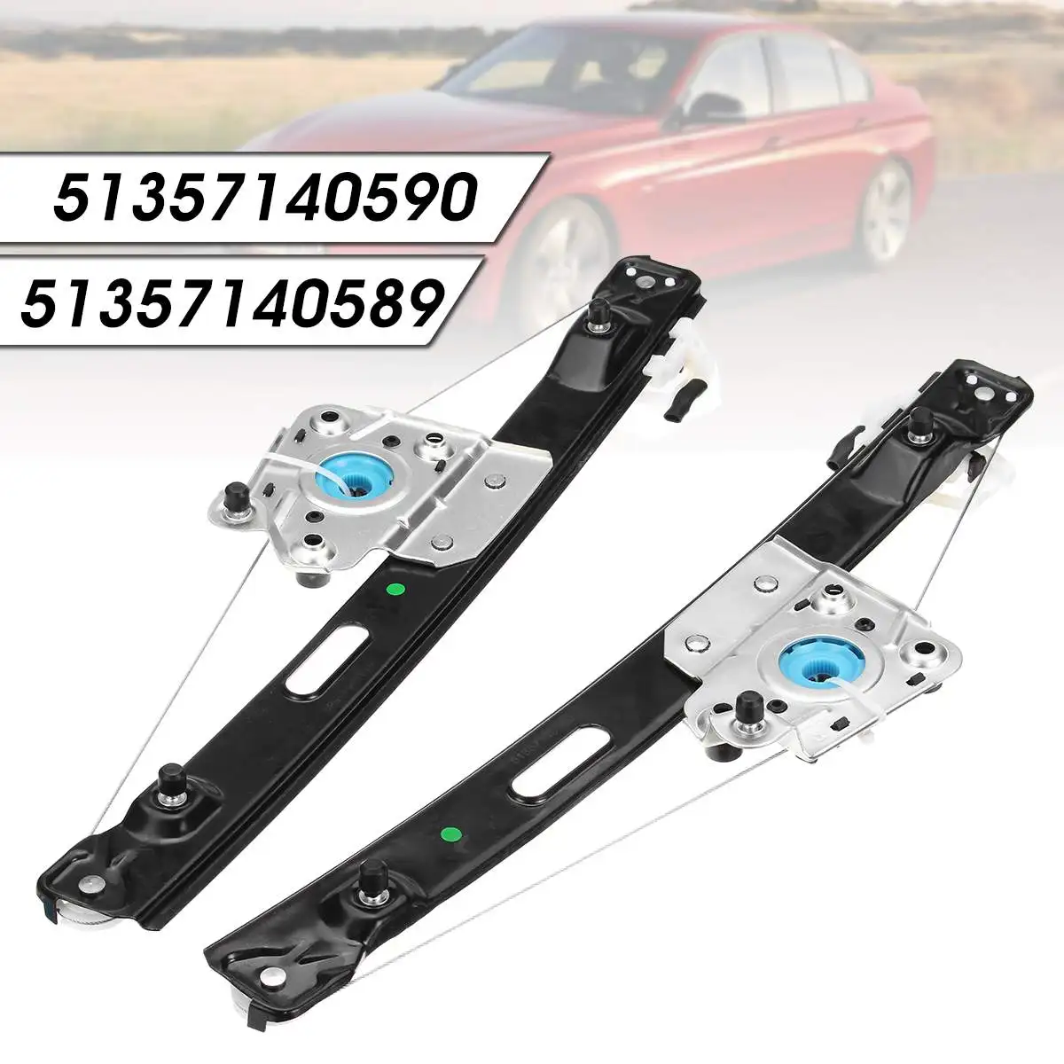 Rear Right Power Window Regulator Without Motor for BMW E46 323i 325i 328i 330i