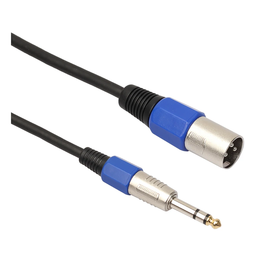 Профессиональный 35 см 3 контактный разъем XLR для 1/4 дюйма 6 мм стерео микрофон