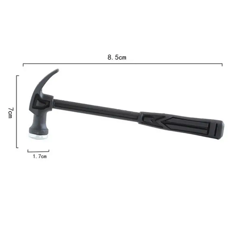 Mini Hammer Plastic Handle Claw Hammer Home Multi-function Grid Decoration Accessories
