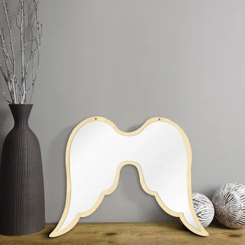

Angel Wing Decorative Wall Mirror Fantasy Open Wing Decorative Home Ornament Nursery Wall Art Decor For Children's Room
